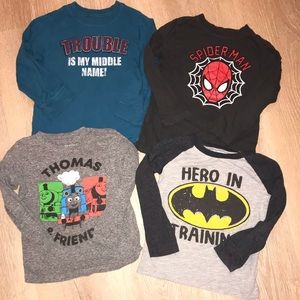 4t Long sleeved tees